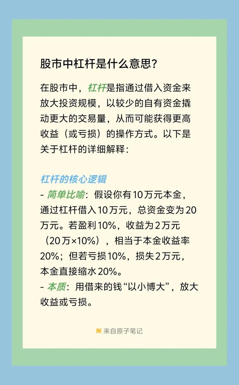 理解杠杆在投资中的意义_金融投资杠杆作用与风险_杠杆炒股哪个平台好